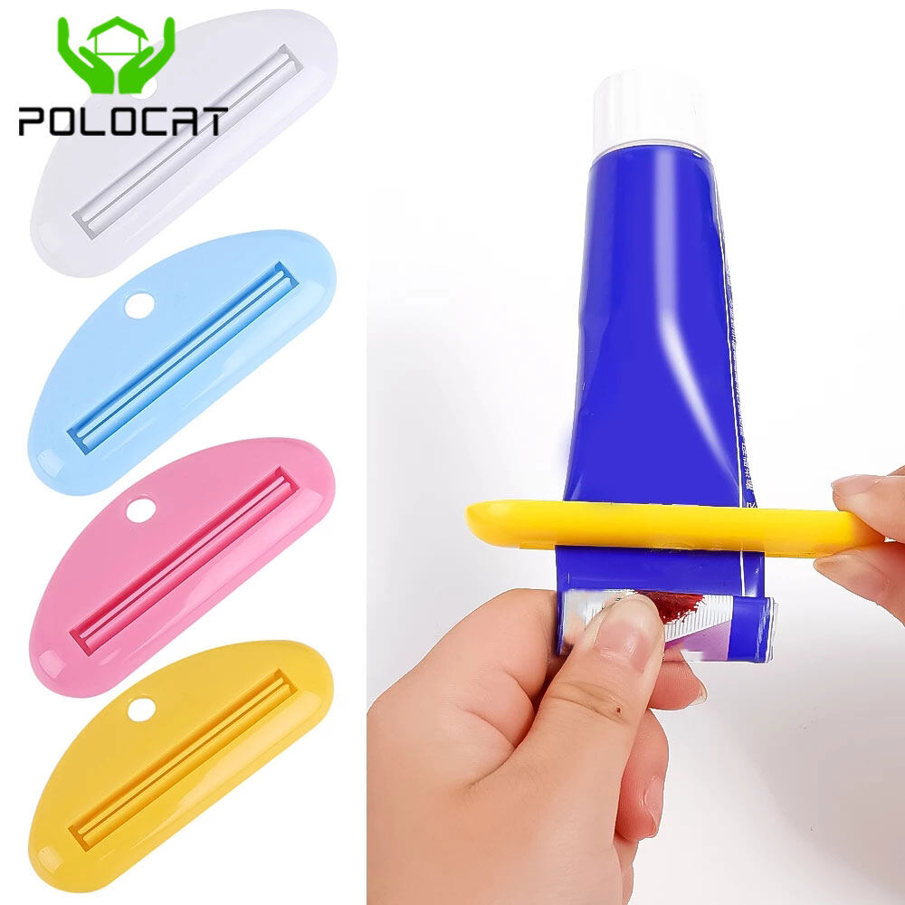 Kem Đánh Răng Ép Dispenser Sữa Rửa Mặt Ngắn Kid Kem Đánh Răng Ống Tiết Kiệm Kem Đánh Răng Ép Phụ Kiện Phòng Tắm