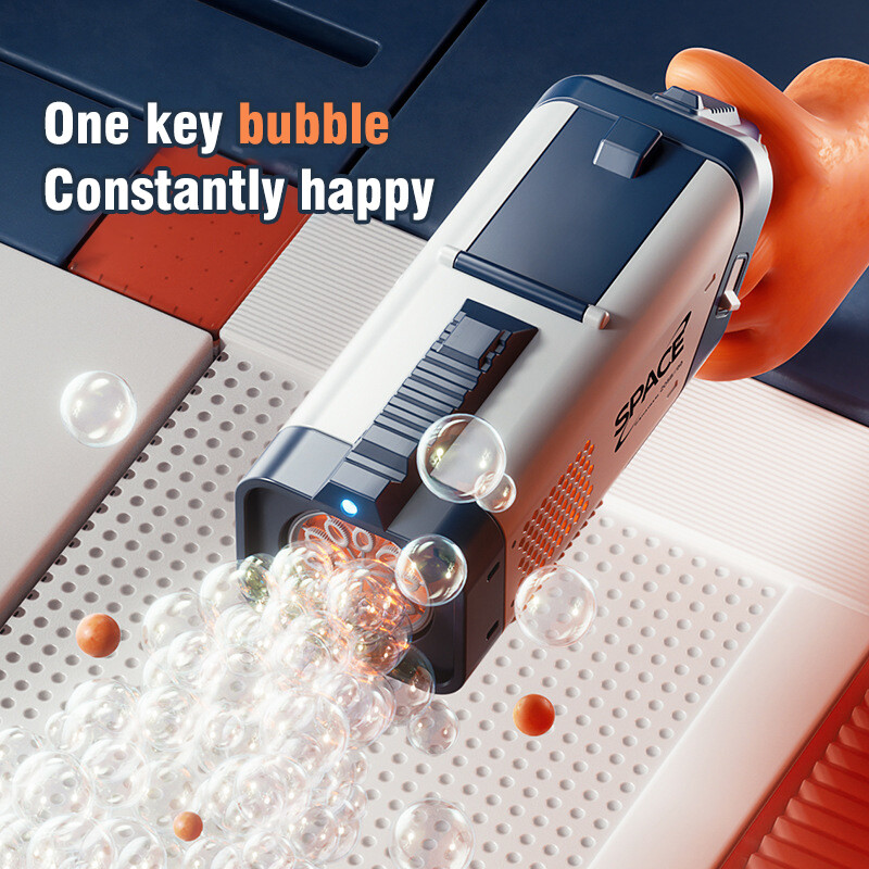 Toysmars máy thổi bong bóng xà phòng Đồ chơi hoàn toàn tự động điện đồ tạo bong bóng chiếu sáng thổi trẻ em ngoài trời activitie đồ chơi cho trẻ em