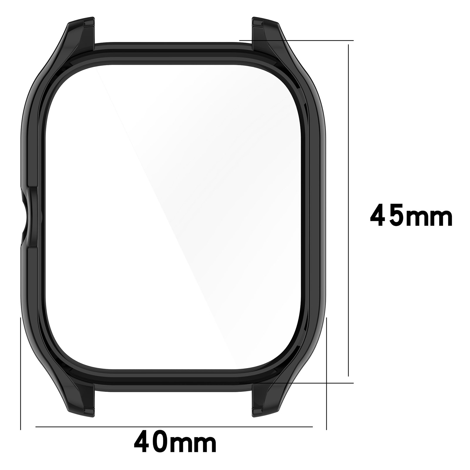Ultra Thin Hard PC Case Tempered Glass Screen Protector Protective Cover For Huami Amazfit GTS4