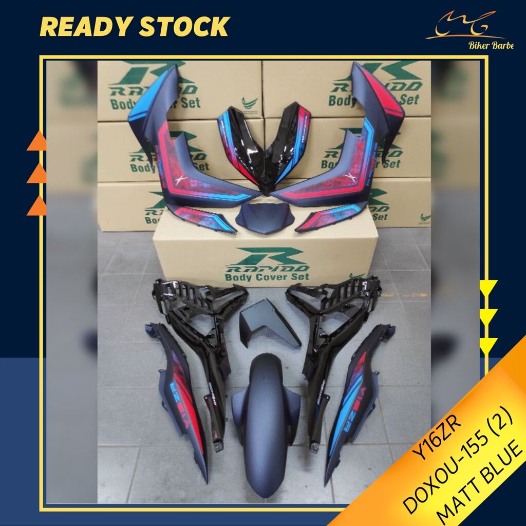 [READY STOCK] COVERSET/BODYSET YAMAHA Y16/Y16ZR DOXOU-155 (2) - MATT ...