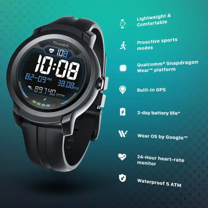ticwatch e2 ios