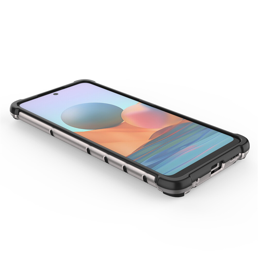 UFLAXE Honeycomb Ốp Cứng Chống Sốc cho Xiaomi Redmi Note 10 / Note 10S / Redmi Note 10 Pro Ốp Điện Thoại Trong Suốt Ốp Lưng Bảo Vệ Toàn Diện Bền Chặt Chống Vàng