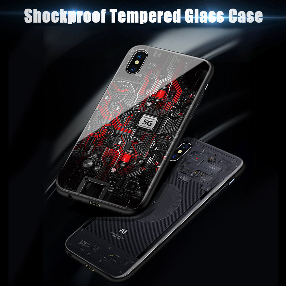 cellphone case For Samsung Galaxy S20 FE Technology Circuit Board Explorer Exploration Theme Version Case Tempered Glass Back Cover Casing