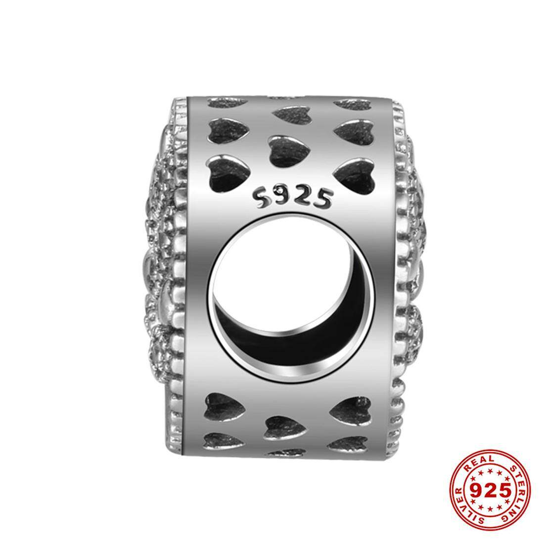 S925 European sterling silver statement number pattern can be made necklace bracelet