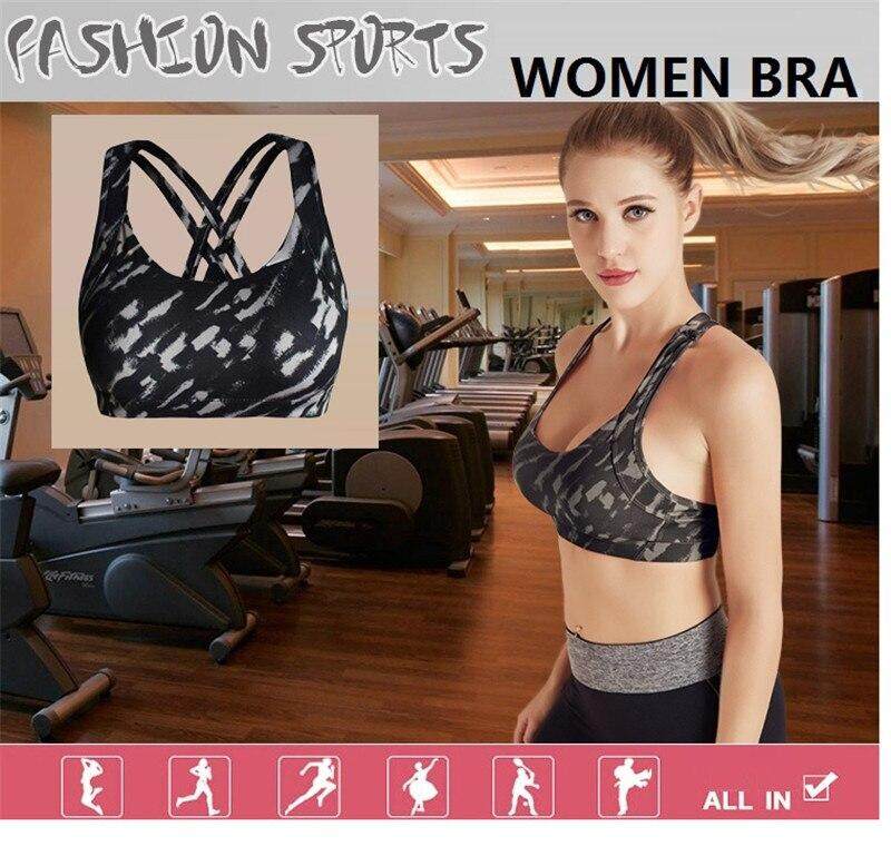 SUPERFLOWER Soutien-Gorge de Sport Crossback pour Femme Coussinets Fixes Soutien Médical Sans Soudure pour Yoga Gym Workout Fiess_voghion.com