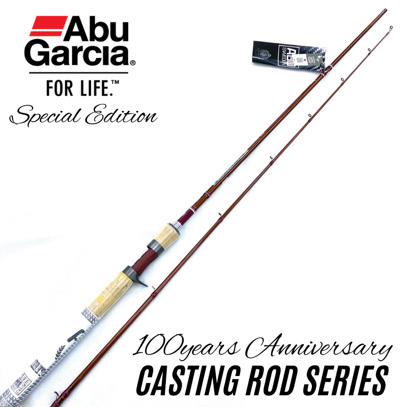 ロッド abu garcia 100th anniversary casting rod Abu Garcia ABU 100 Years Anniversary Casting Rods – MatchFishing