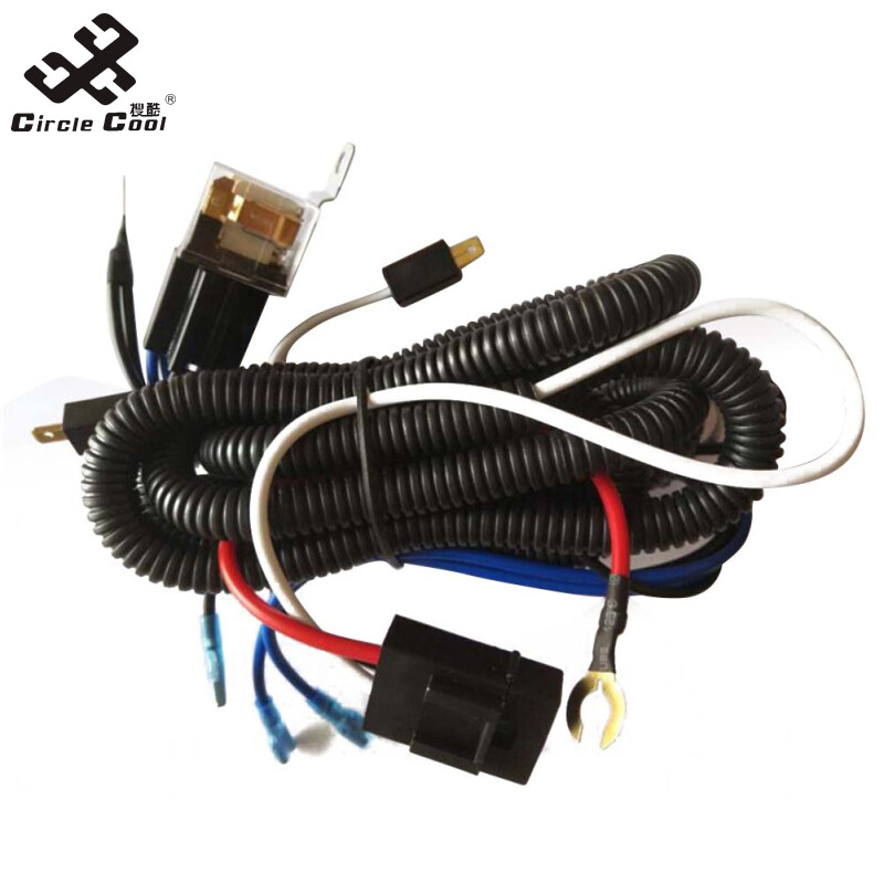 Circle Cool 12 V 80A Car Horn Relay Wiring Harness Kit For Grille Mount Blast Tone Horns