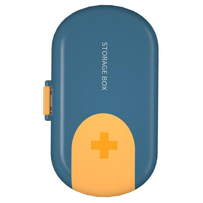 Portable medicine box, cutting medicine, large-capacity storage box, travel pack, compartmentalized sealed box, portable small medicine box