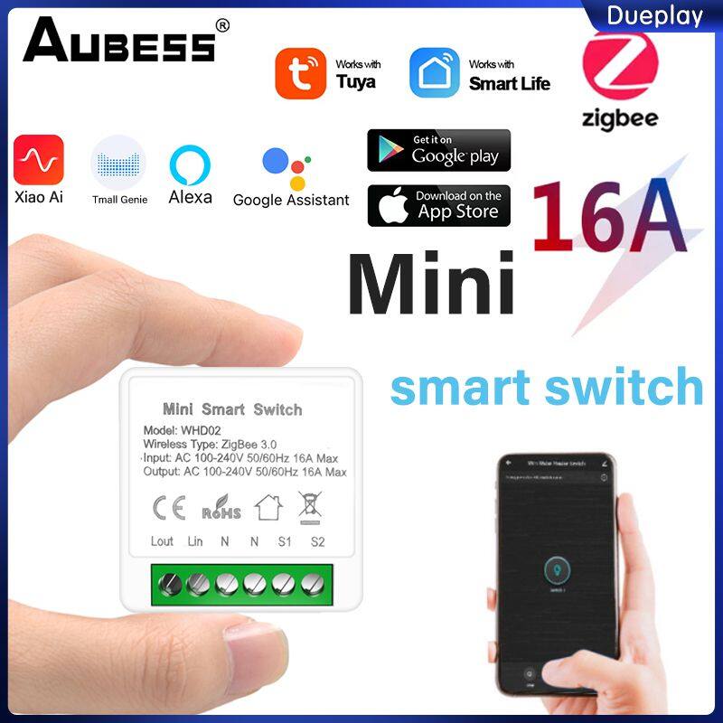 Dueplay Công Tắc Thông Minh Tuya Zigbee Cổng Trung Tâm Hỗ Trợ Điều Khiển Bằng Giọng Nói Ứng Dụng Điều Khiển Từ Xa Hoạt Động Với Nhà Thông Minh Alexa Goo Gle Home