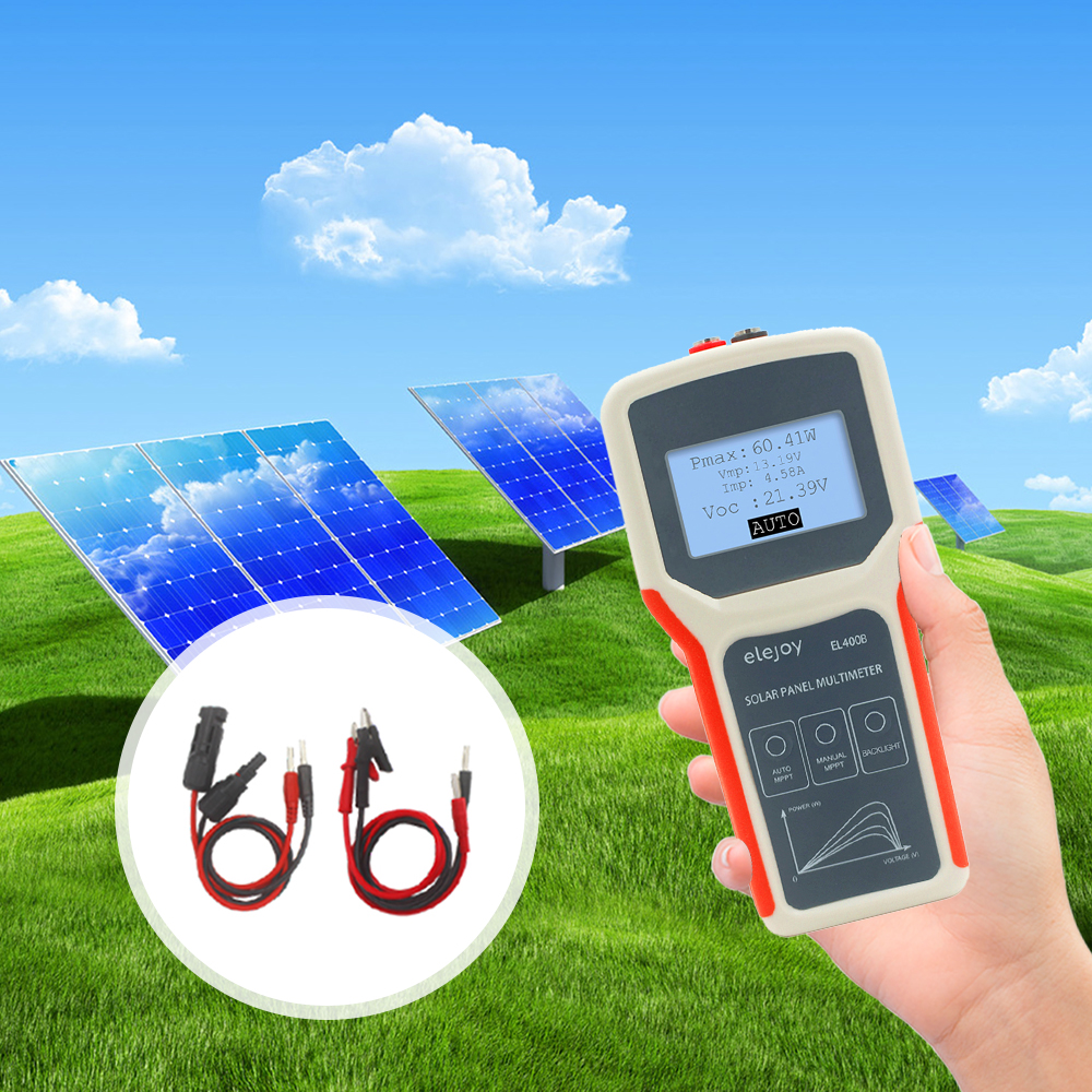 Smart Sensor Đồng Hồ Vạn Năng Bảng Quang Điện Cầm Tay Tiện Dụng Máy Kiểm Tra MPPT Bảng Năng Lượng Mặt Trời Tự Động/Thủ Công Với Màn Hình LCD Đèn Nền Công Cụ Kiểm Tra Điện Áp Mạch Mở Nhiều Biện Pháp Bảo Vệ An Toàn