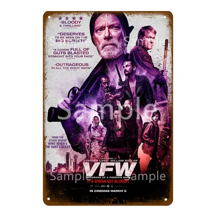 Vintage Hollywood Movies Poster Metal Wall Art Sign Pub Bar Home Living Room Decor Retro Painting Plaque Jaws Tin Plate Yl178 Lazada Ph