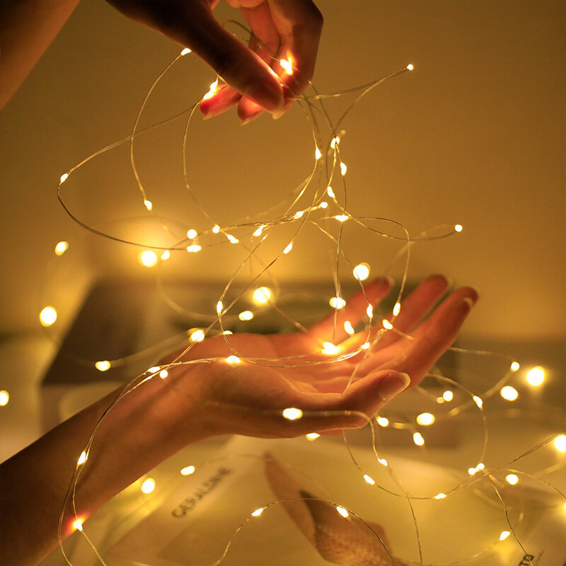 Gift Decorative String Lights Flowers Bouquets LED Lights Birthday Cake Lights Present Box Lights with Strip String Lights Small String Flower Lights