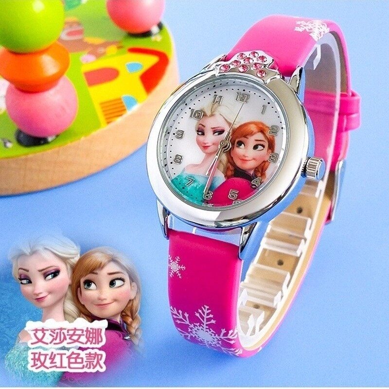 Giá bán Trẻ Em/Trẻ Em Thể Thao Đồng Hồ Đông Lạnh Giản Dị Phim Hoạt Hình Đồng Hồ Quartz Trẻ Em Bé Trai Bé Gái + Hộp Đồng Hồ