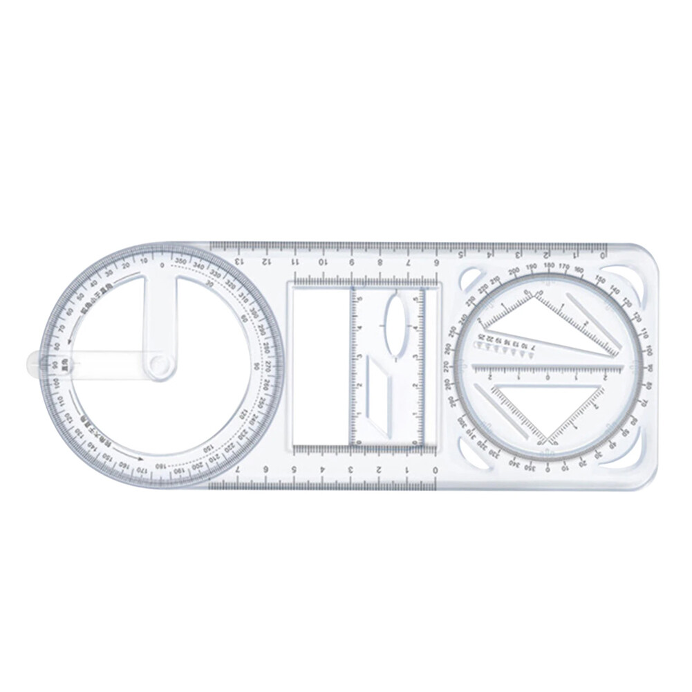Handy Rotatable Multi-Purpose Ruler Set for Elementary School Students