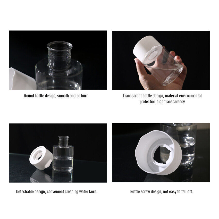 Transparent Hydroponic Flower Pot Water Planting Vase Container Plastic Tabletop Plants Bonsai Home Decoration
