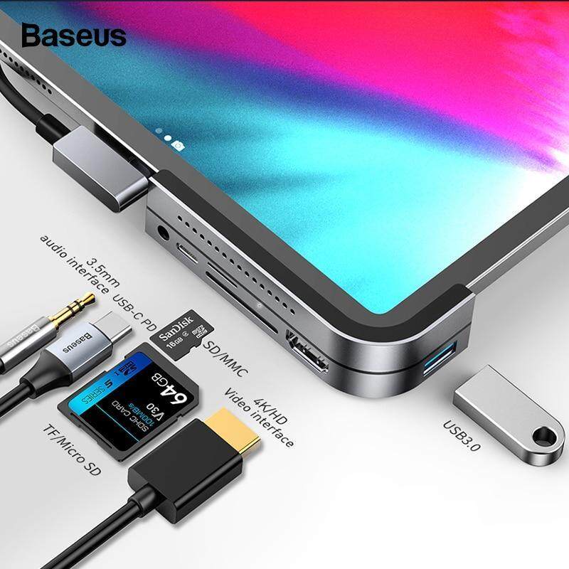 Baseus Multi USB C HUB to HDMI USB 3.0 Type C HUB For iPad Pro Multiple Port USB-C Type-C USB HUB Adapter For MacBook Pro Air