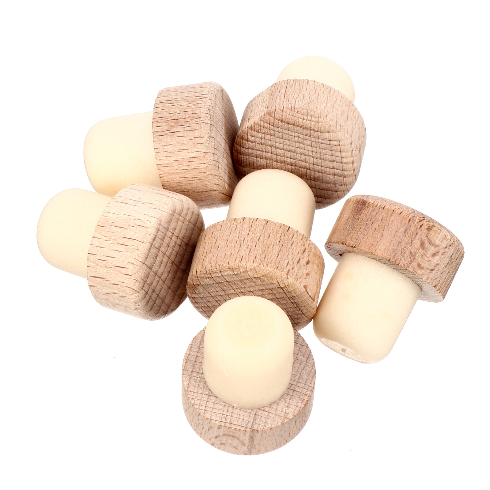6 Cái Nút Bịt Chai Rượu Bằng Gỗ Nút Bịt Chai Rượu
