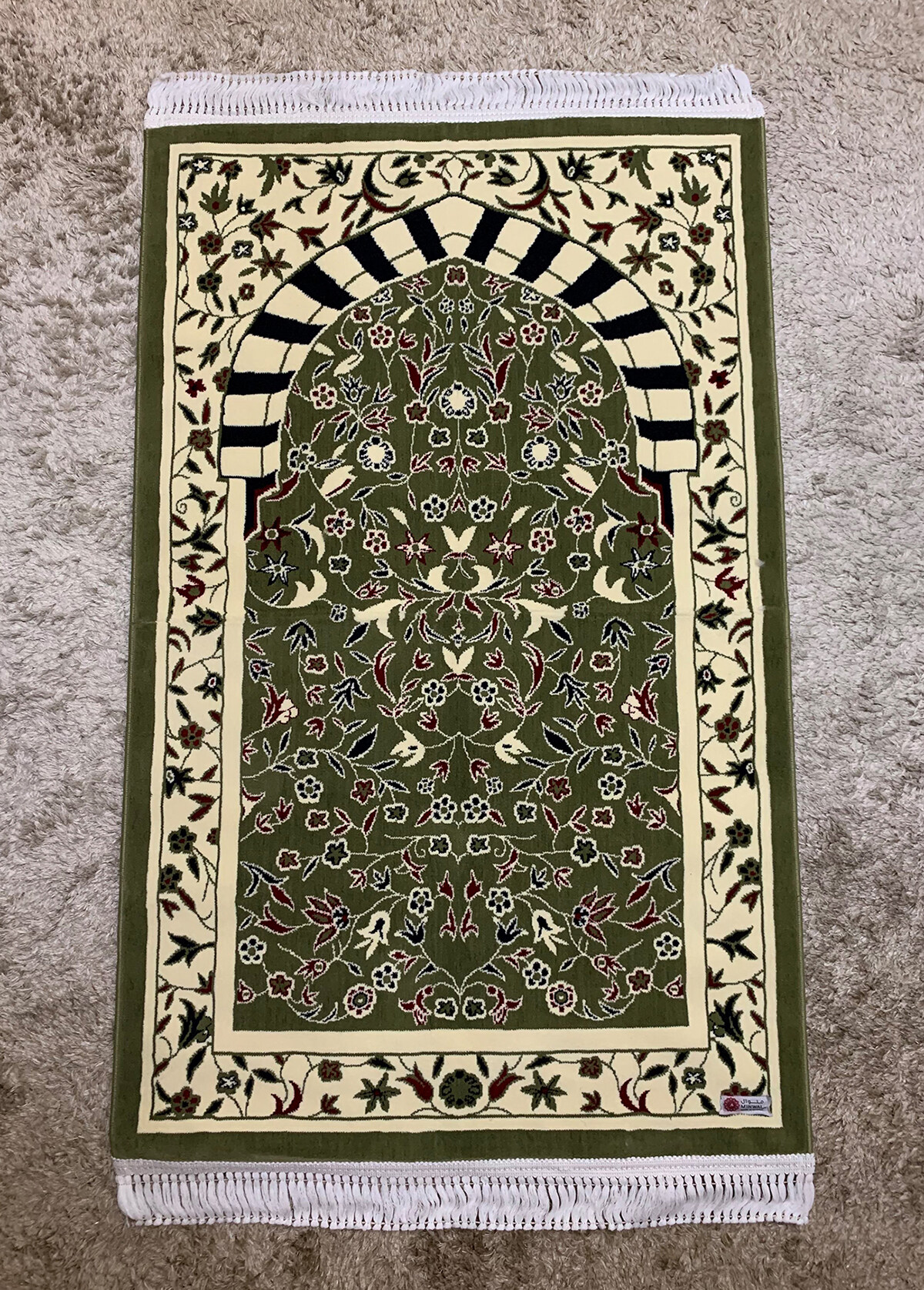 SEJADAH RAUDAH RAUDHAH ORIGINAL DESIGN MASJID NABAWI MADINAH 5mm TEBAL ...