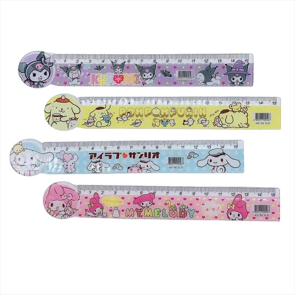 SHANINY Kawaii Stationery 15cm for Kids Students Cinnamoroll Ruler ...