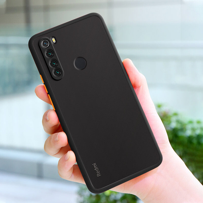 YBD Precision camera protection case For Xiaomi Redmi Note 8 Pro 8pro Casing multiple colour Matte Hard PC Back Cover Shockproof Phone Case