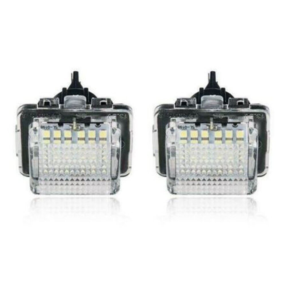 2Pcs LED License Plate Light Lamp SET For Mercedes Benz W204 W212 W221