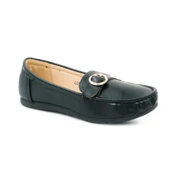 ladies black boat shoes