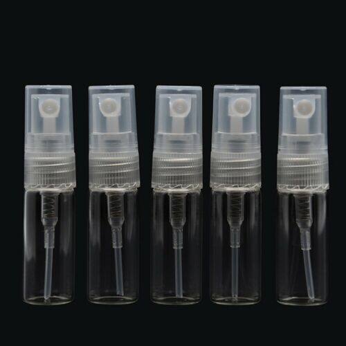 Mstianq 5pcs 2/3/5/10ml mini glass test tube perfume bottle perfume distributed bottle perfume small sample bottle test tube spray bottle