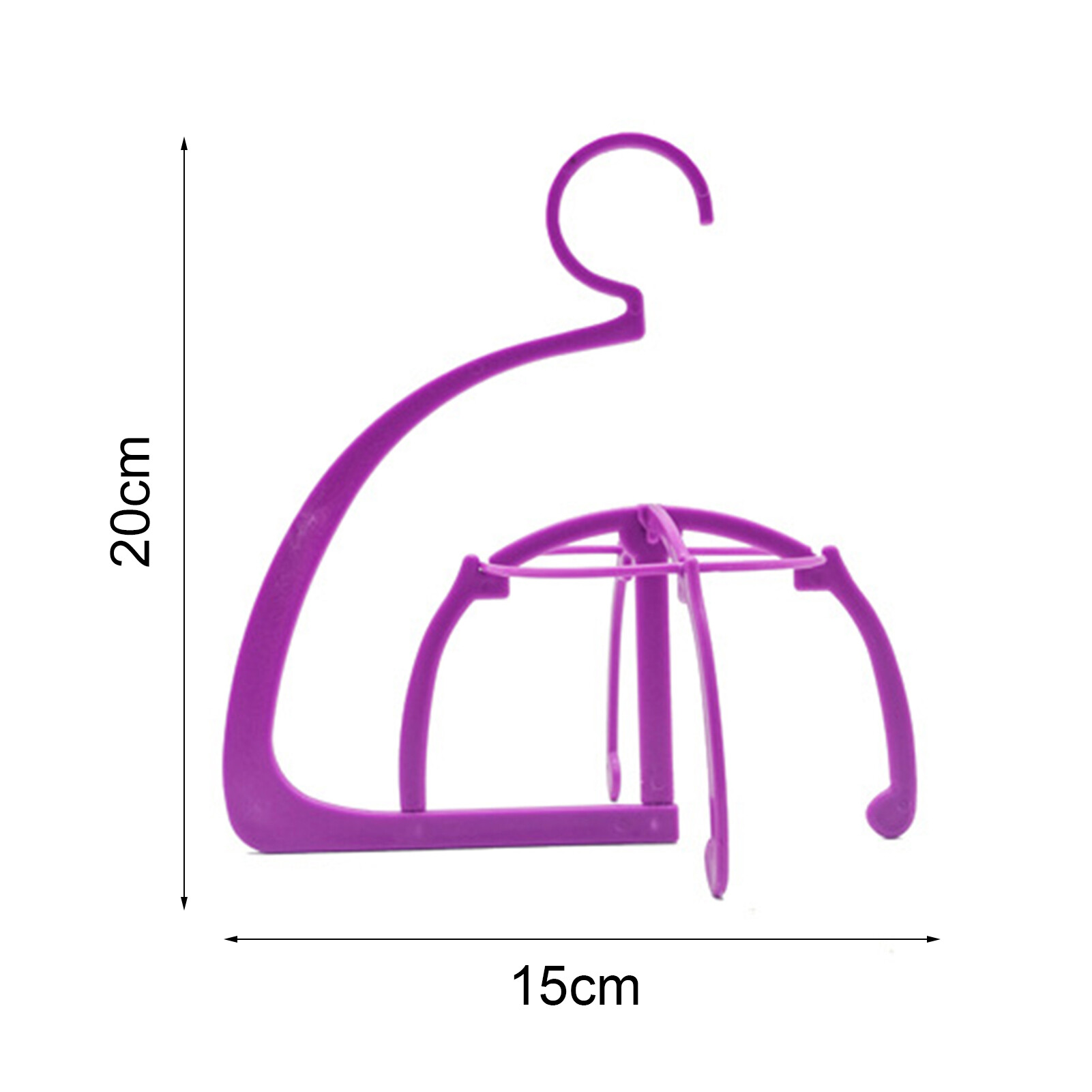 Wig Stands Folding Display Portable Multifunctional Ajustable Wig Stands for Hat Durable Wig Hat