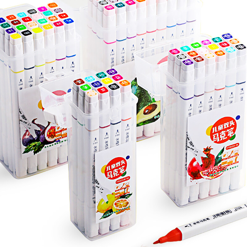 12 18 24 36 Bút Đánh Dấu Nghệ Thuật 48 Màu