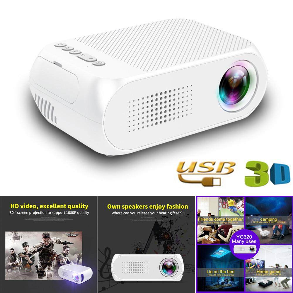 JY YG320 Mini Gia Đình Điện Ảnh TRUYỀN HÌNH Di Động Máy Chiếu LED 1080 P HDMI/USB/SD/AV
