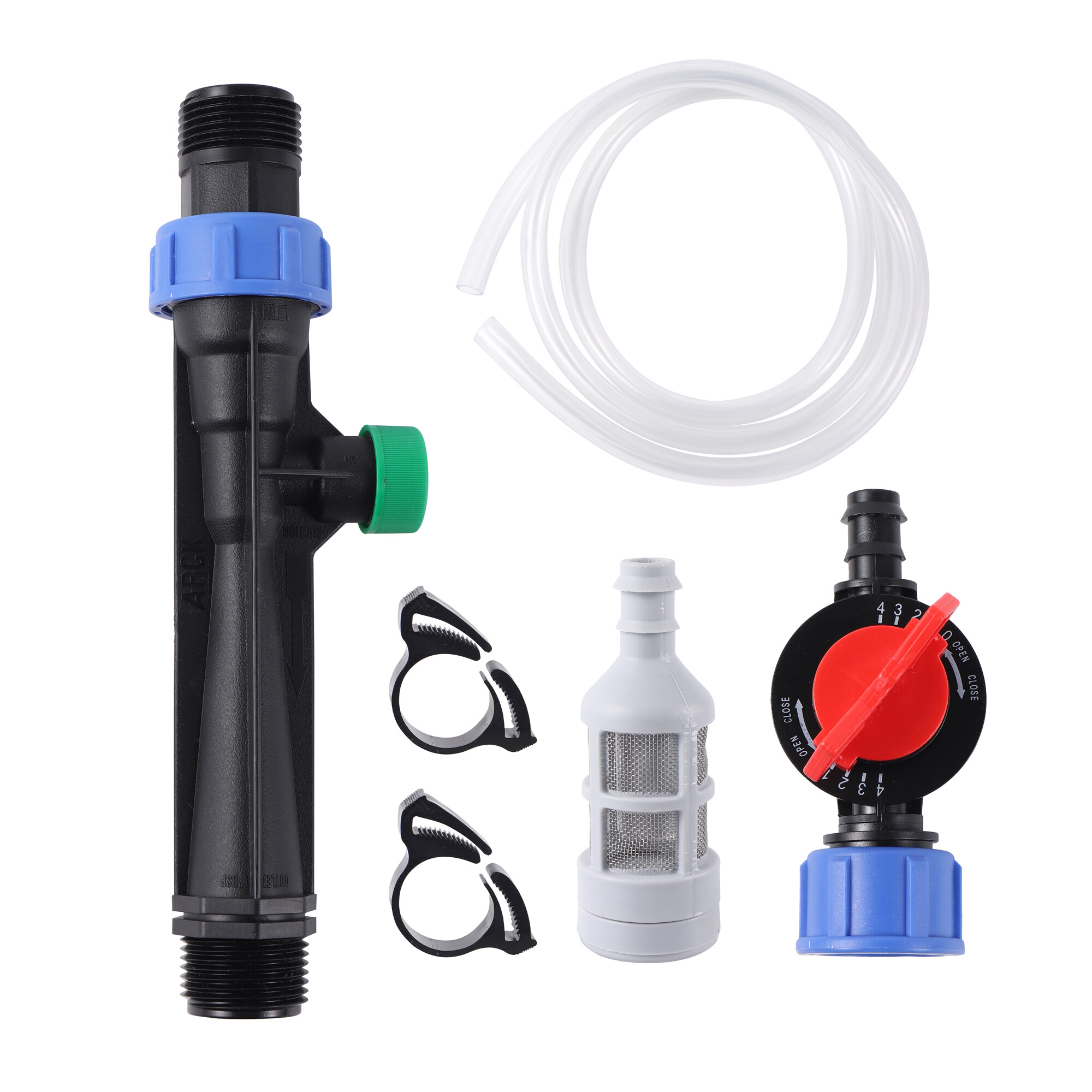 Đầu hút to 1 "/1.5"/2 "đầu đực Venturi thụ tinh Kit Tự động phân bón Injector vòi phun nhỏ giọt thủy lợi phụ kiện