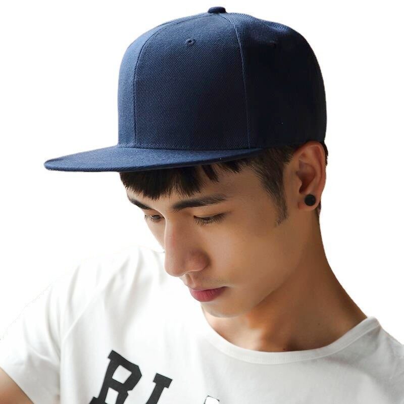 Hip Hop Caps Adjustable Bill Hats Casual Peak Plain Visor Hat Baseball Cap Classic Fitted Flat