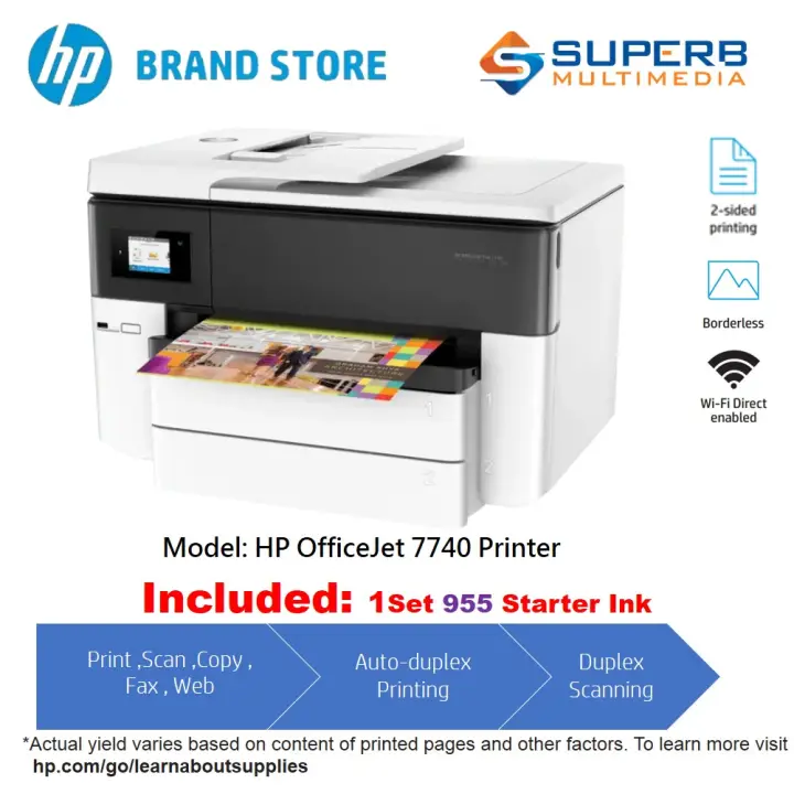 officejet 7740 wide format