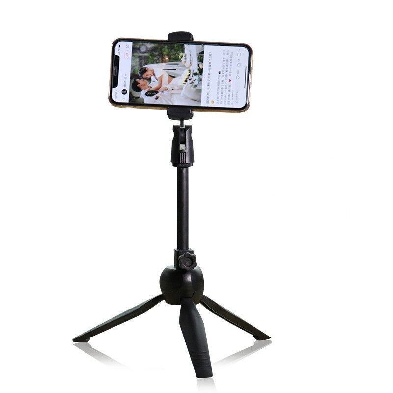 Multifunctional Portable 360-degree Rotating Extendable Tripod Mobile Phone Holder Home Desktop Live Broadcast Camera Cellphone Stand