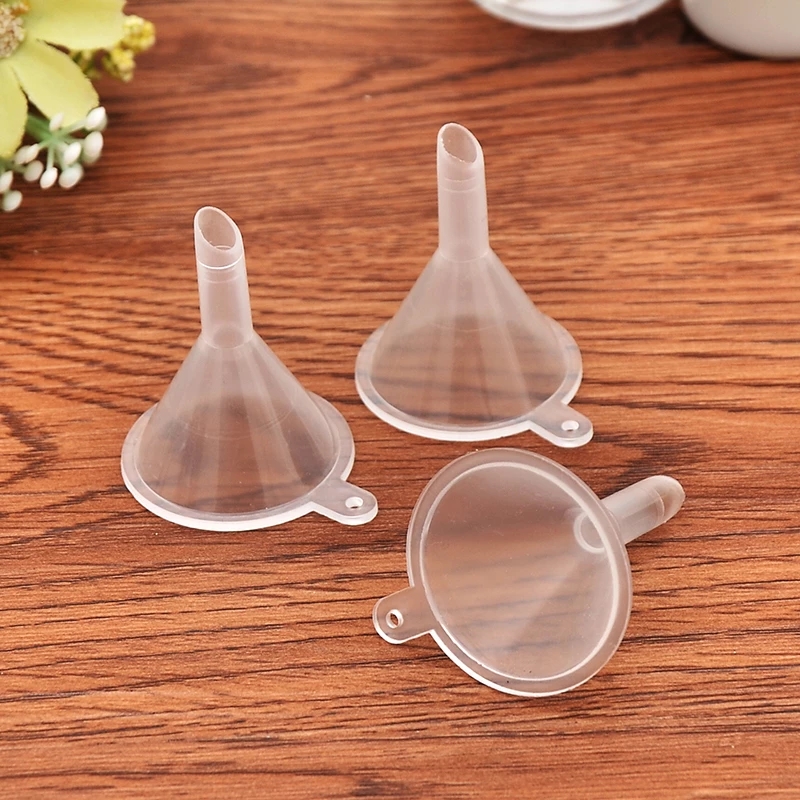 Phễu Nhựa Mini Phụ Kiện Phòng Thí Nghiệm Bình Xịt Nước Hoa Trong Suốt Có Sẵn
