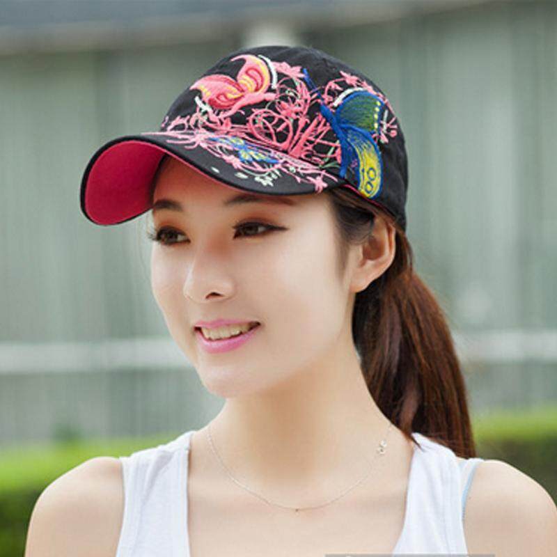 Get The Best Deals New Women Girls Baseball Cap Embroidery Flower