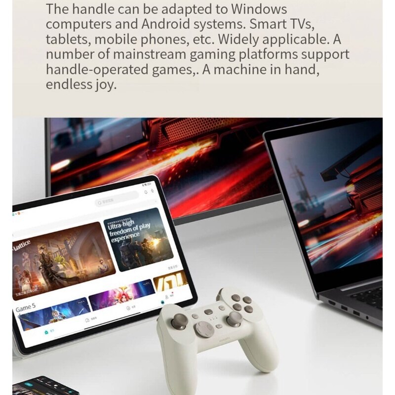 Xiaomi Gamepad Dual Mode Bluetooth Game Controller With Joystick 6-Axis Gyro Linear Motor Support Android/Windows/Pad/TV/PC