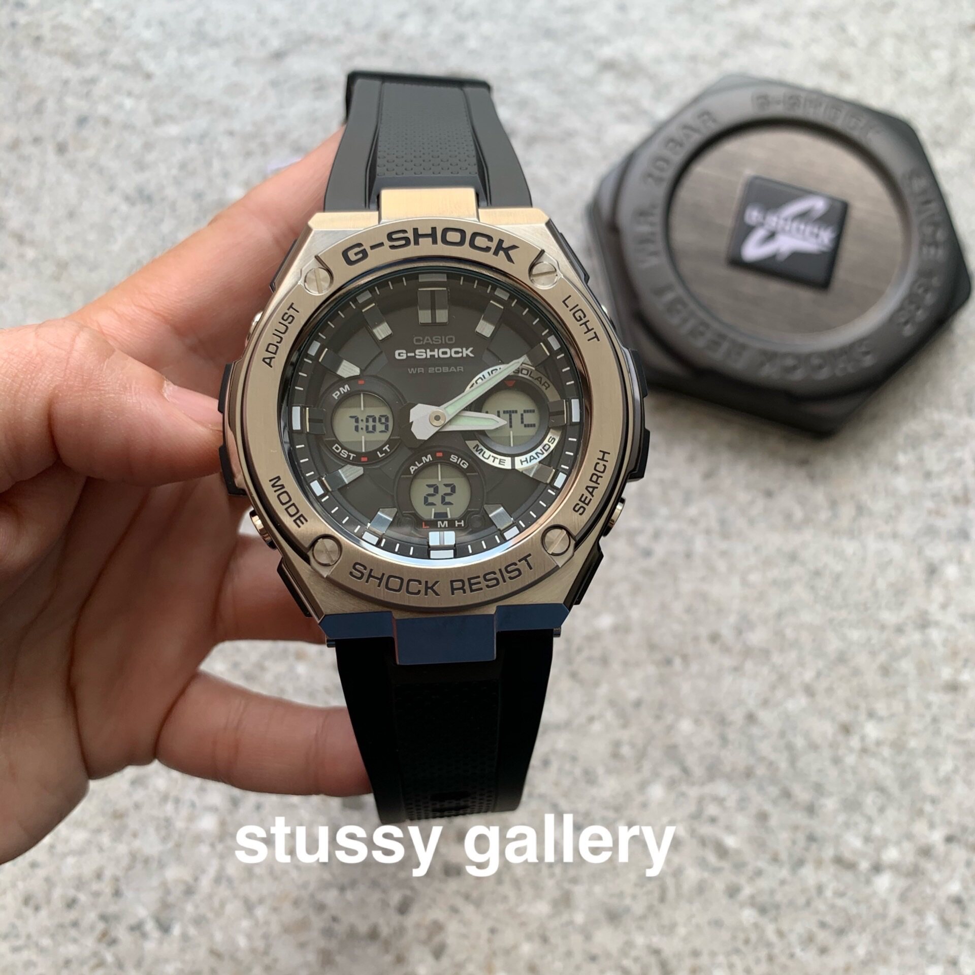 g shock wr20bar steel