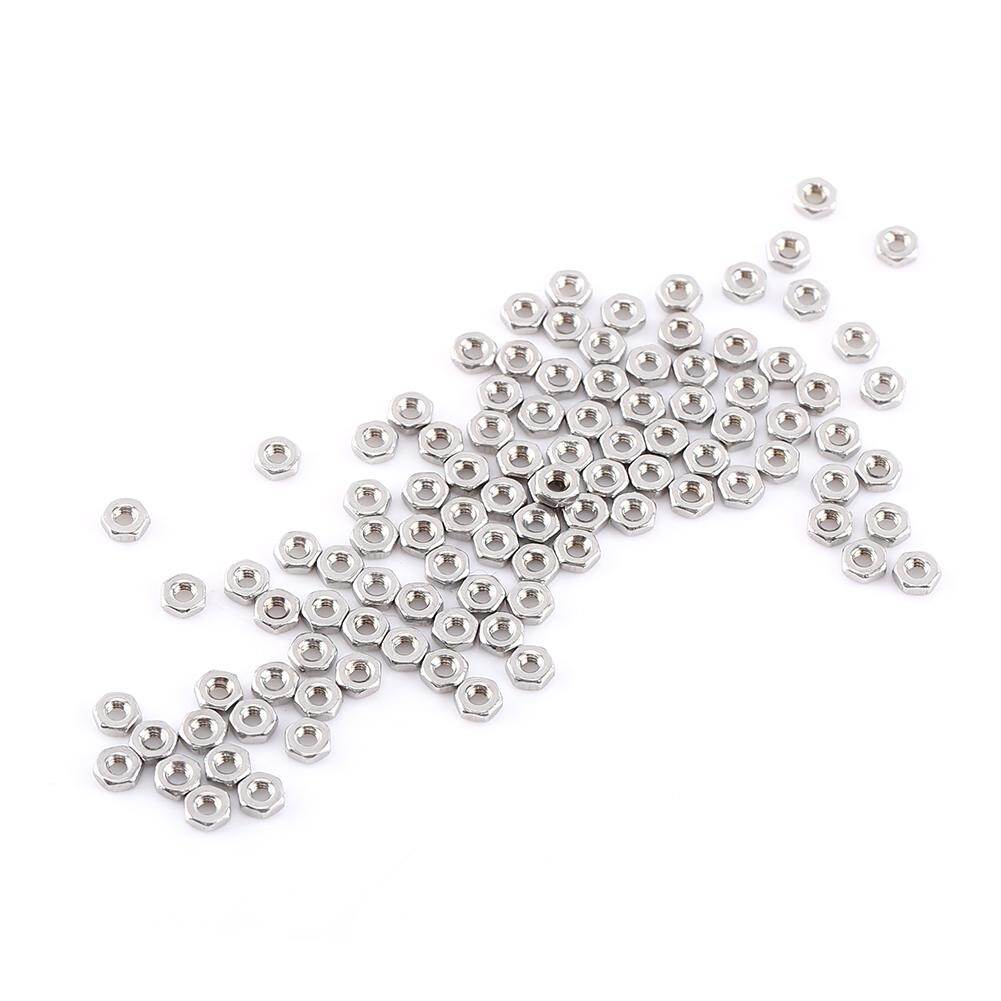 250pcs M2 Hex Socket Screws Bolt With Hex Nuts Assortment A2 Stainless Steel