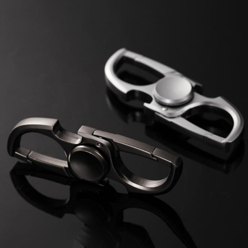 Beer Bottle Opener Key Rings Kitchen Bar Chain Unique Creative Spinner