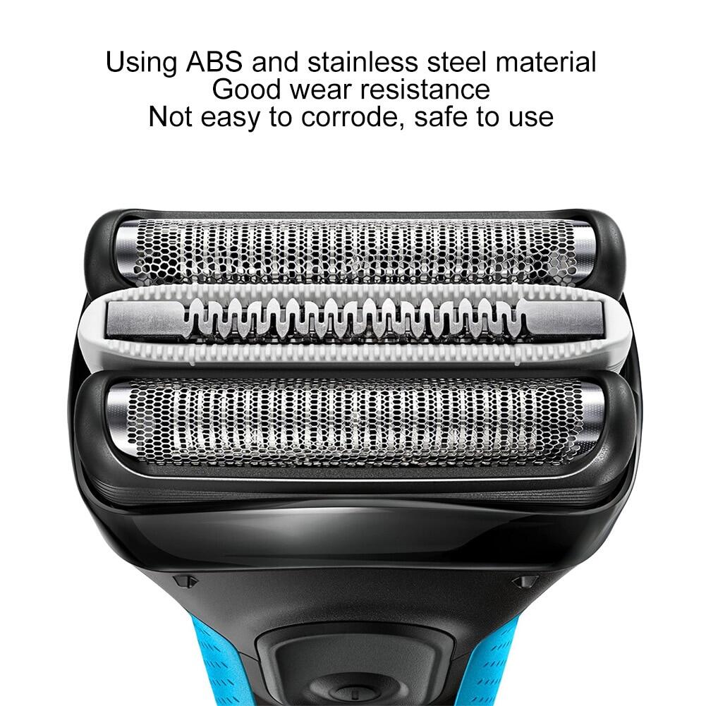 Electric Shaver Foil Head Replacement for Braun Razor 3 Series 300S