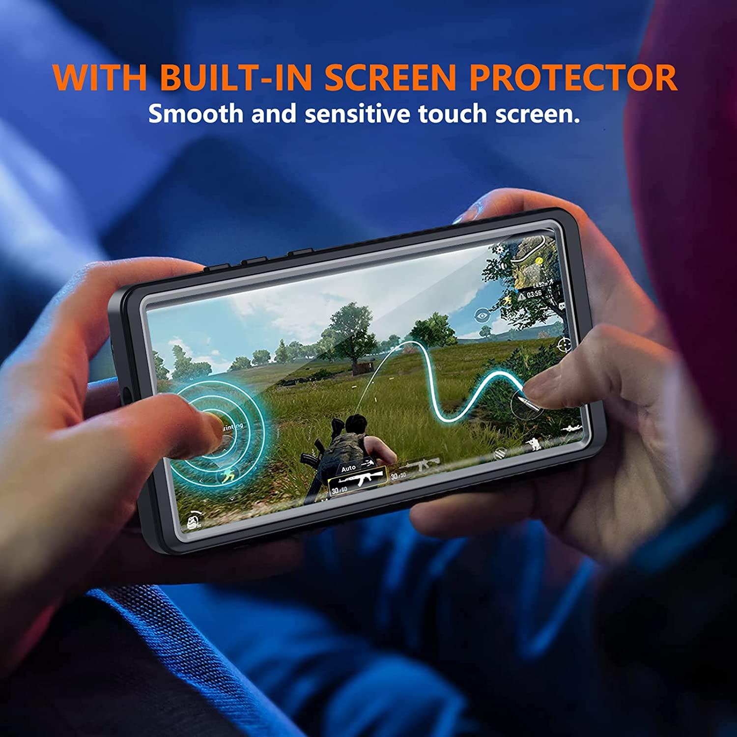 Cho Samsung S26 Ultra trường hợp không thấm nước với được xây dựng trong miếng bảo vệ màn hình chống sốc chống bụi 360 độ đầy đủ cơ thể dưới nước trường hợp cho Galaxy S25 Ultra/S25 FE/S24 Ultra/S24 FE/S22 Ultra/S23 FE/S22/S21 FE/S21/S20 FE/S20/Note Ultra