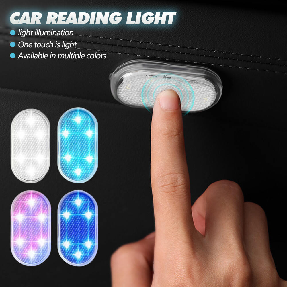 Racingcar 1Pcs Car Interior Light Auto Roof Ceiling Reading Lamp LED Night Light USB Charging Car Light 5V