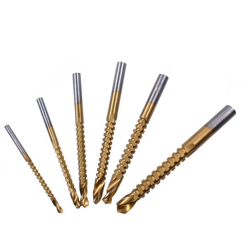 3pcs Cobalt Drill Bit Spiral Screw Metric Composite Tap Drill Cutting Drilling Polishing Woodworking HSS Twist Drill Tools