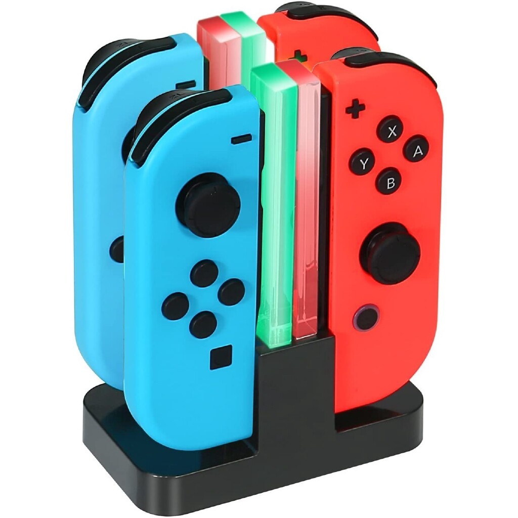 4 in 1 Nintendo Switch Oled Controller Charger Dock Joycon Holder Switch Dock Station NS Switch Gamepad With Led Display