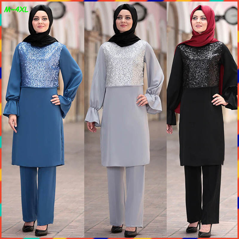 Baju Raya 2021 Jubah มุสลิมชุดสูทวอร์ดา Lara Pakaian Abaya Seluar Raisya เสื้อผ้ามุสลิม Tshirt Baju Kurung Moden เสื้อชุดเดรสมุสลิม Muslimah Kebaya Baju Melayu Kaftan Peplum Palazo แฟชั่นผู้หญิง Wanita Murah ขนาดพิเศษจัดเลี้ยง5027