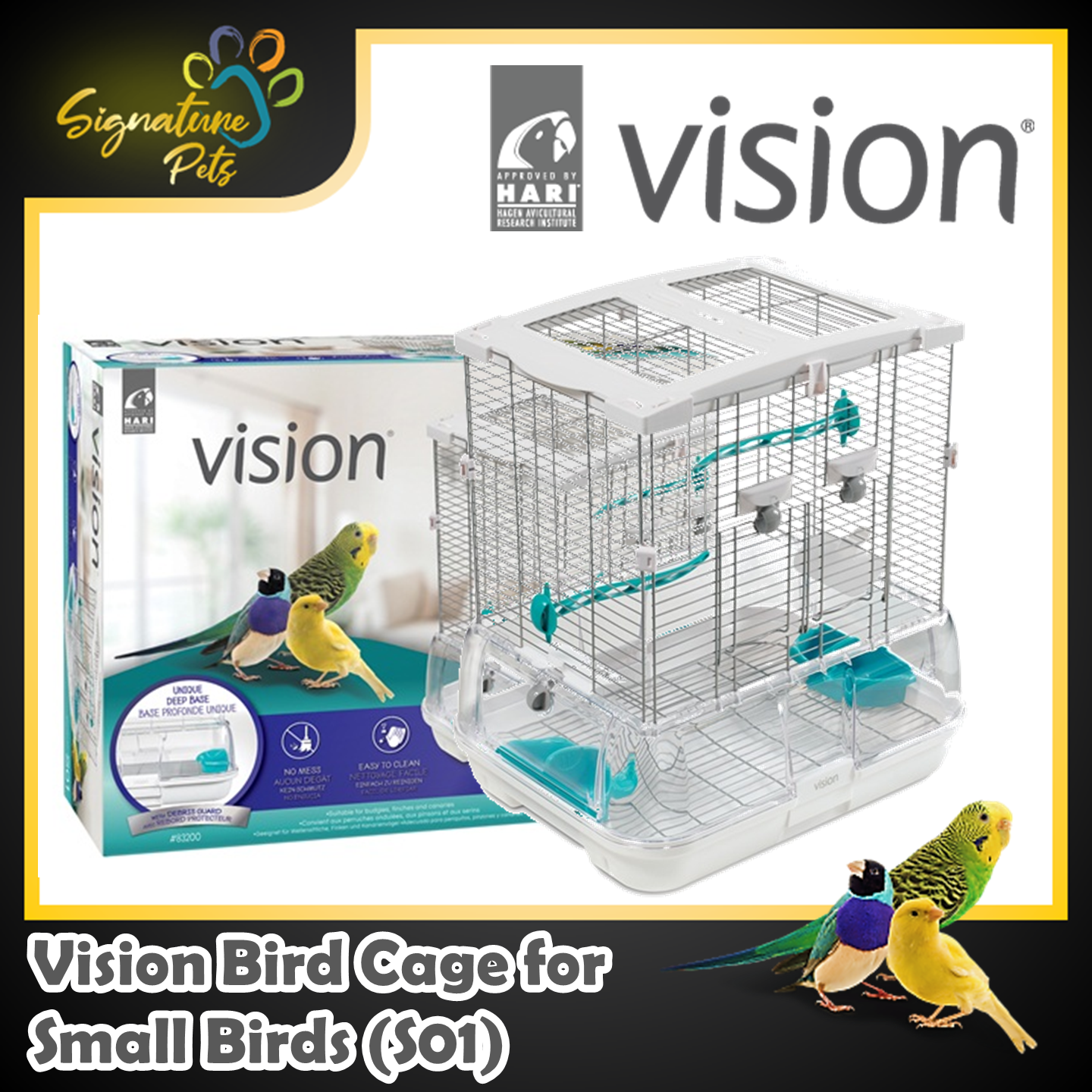 Vision s01 hot sale bird cage