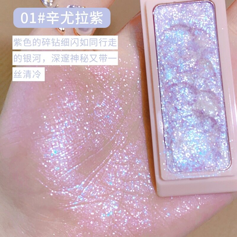 Skin Lightening Makeup Highlights Xixi Clear Potato Mashed High Gloss Powder Sweet Potato Delicate Pearlescent Crushed Diamond for Brightening High Gloss
