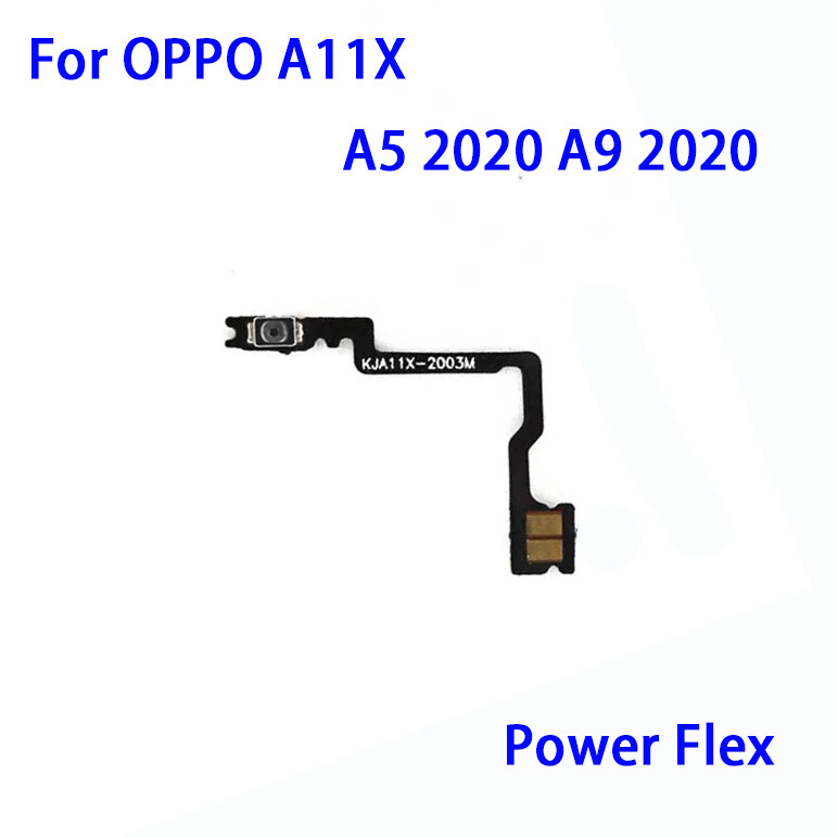 For OPPO A11 A11X A5 2020 A9 2020 Power on / off Switch Button Side Volume Up Down Buttons Flex Cable Replacement Parts
