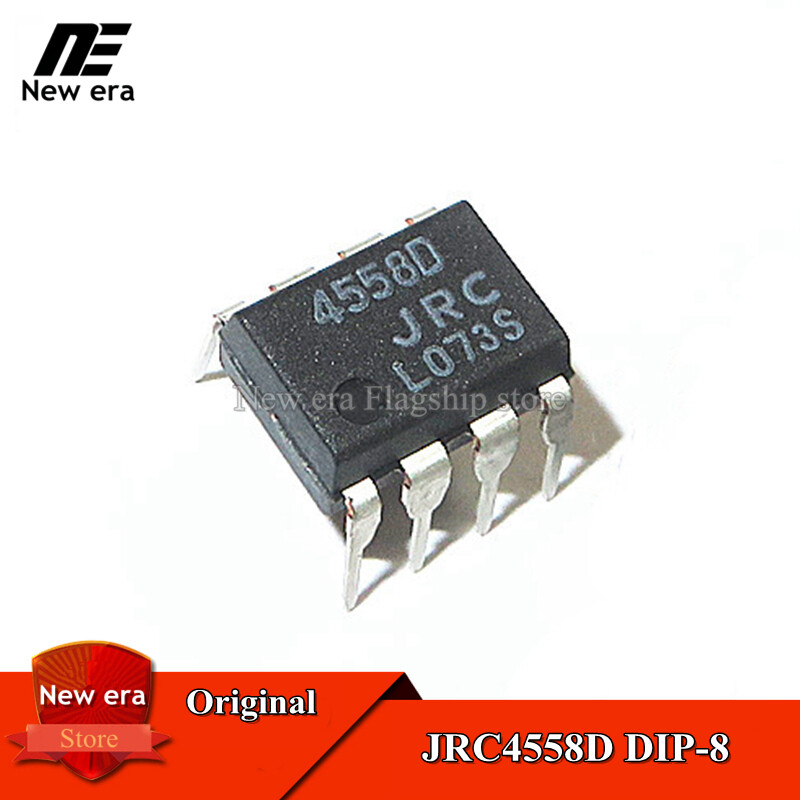 10pcs original jrc4558d dip-8 jrc4558 njm4558d 4558d dip8 dual op amp amplifier ic new original
